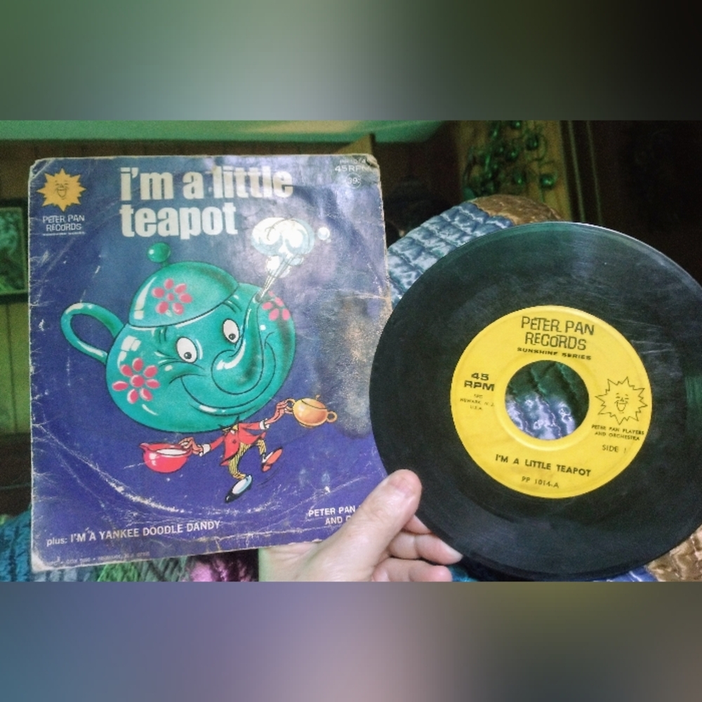 Vintage Children's Record- I'm a Little Teapot, Yankee Doodle Dandy